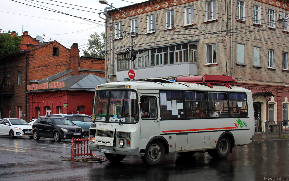 Томская область, ПАЗ-32054 № Е 834 ОО 70