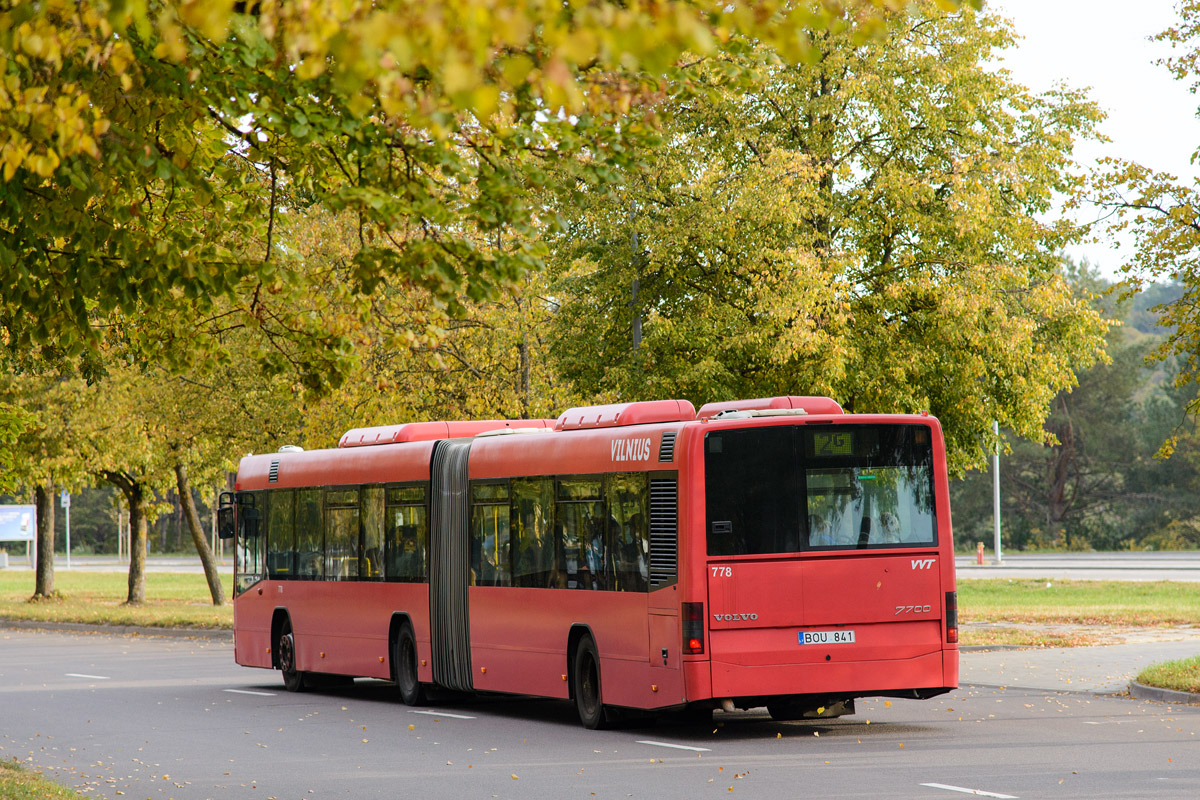 Литва, Volvo 7700A № 778