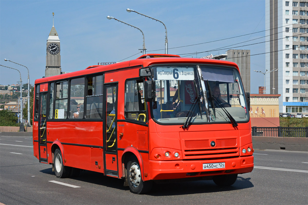 Красноярский край, ПАЗ-320412-03 № А 450 НС 124