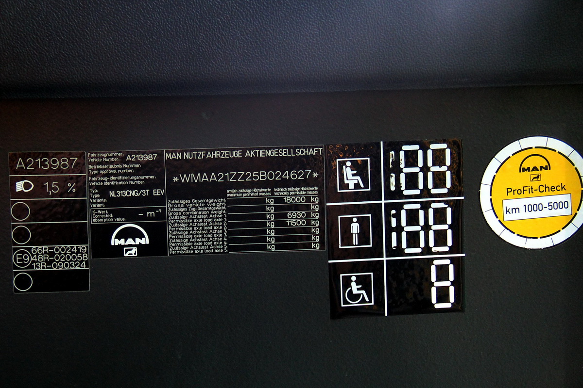 Одесская область, MAN A21 NL313 CNG № S 5 RDL