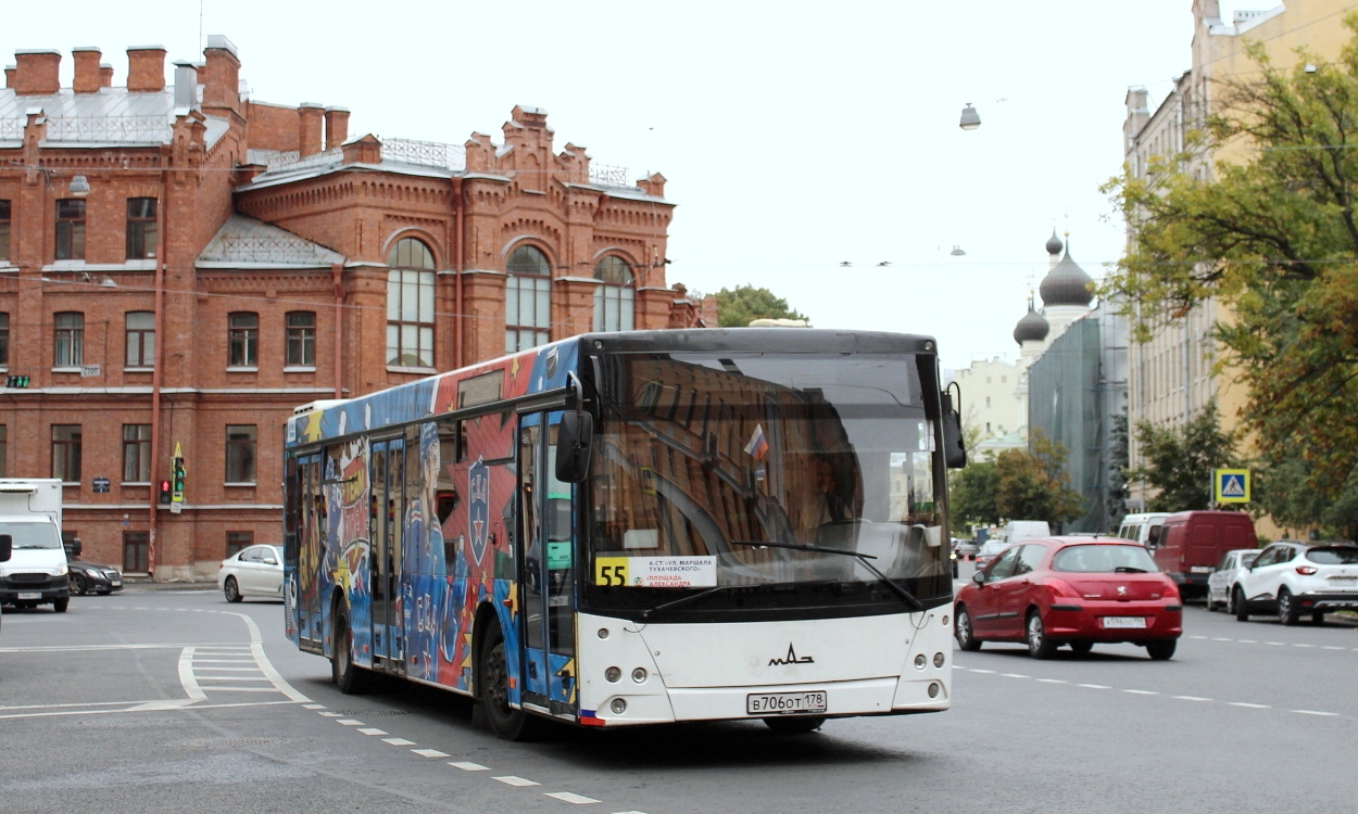 Санкт-Петербург, МАЗ-203.069 № 03077