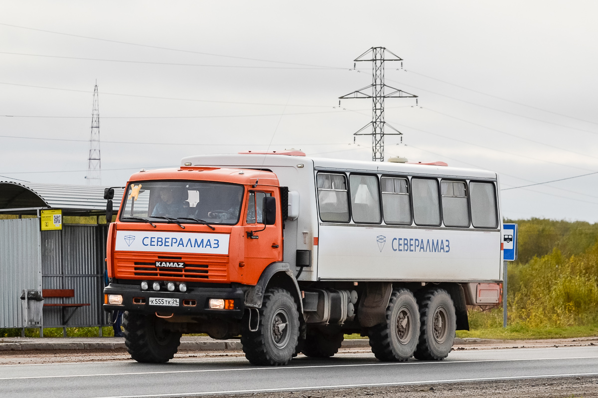 Архангельская область, НефАЗ-4208-10-30 № К 555 ТК 29