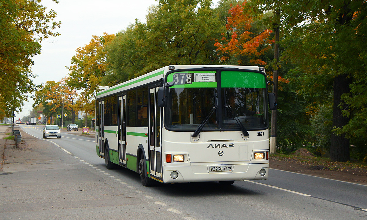 Санкт-Петербург, ЛиАЗ-5293.60 № 3671