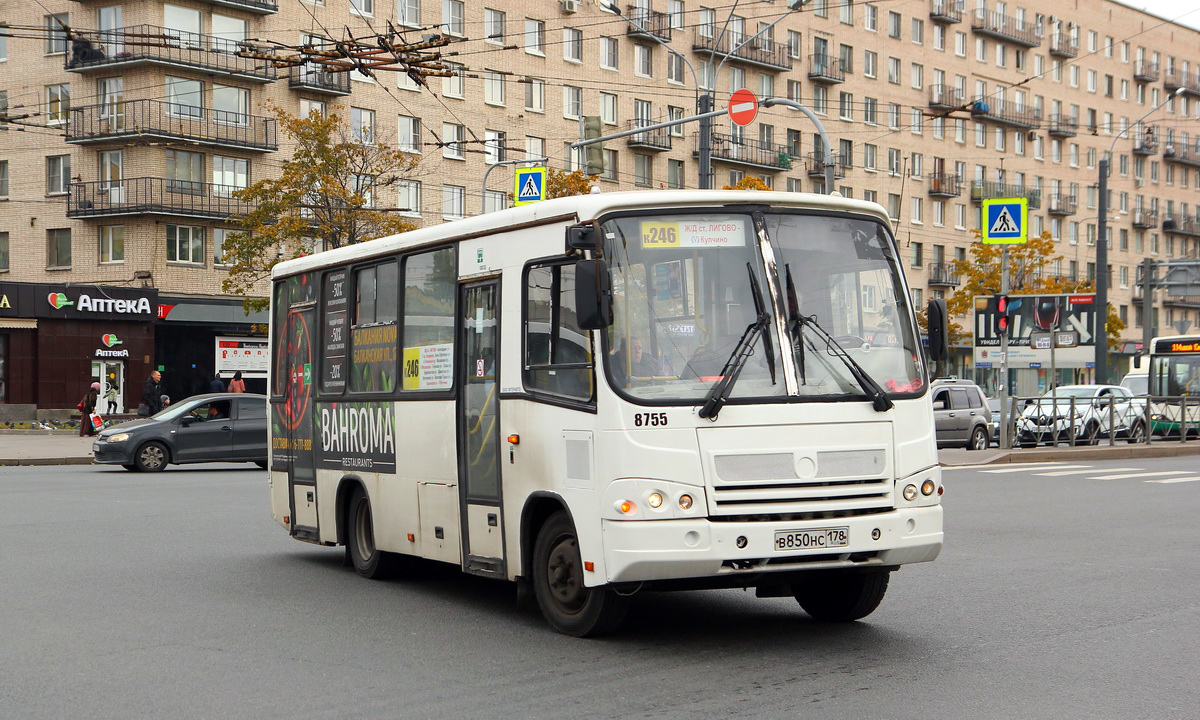 Санкт-Петербург, ПАЗ-320402-05 № 8755