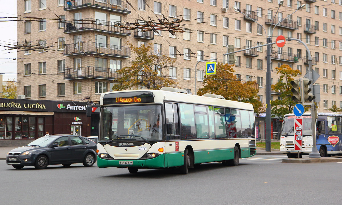 Санкт-Петербург, Scania OmniLink I (Скания-Питер) № 7838
