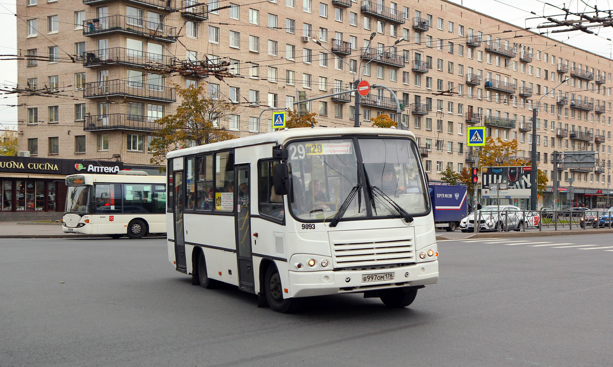 Санкт-Петербург, ПАЗ-320402-05 № 9093