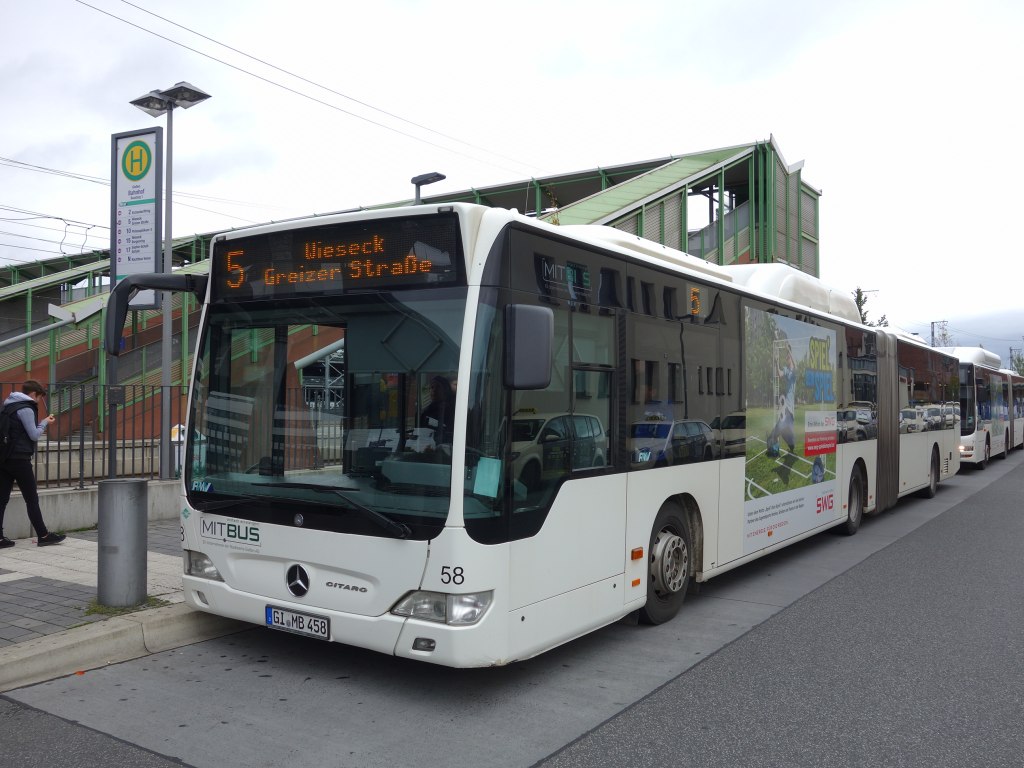 Гессен, Mercedes-Benz O530G Citaro facelift G CNG № 58