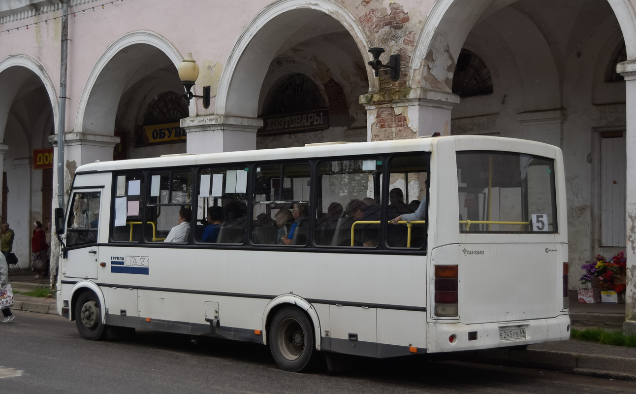 Тверская область, ПАЗ-320412-05 № Е 245 РВ 69