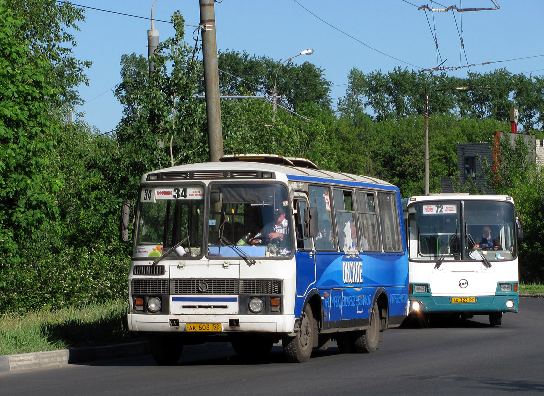 Nizhegorodskaya region, PAZ-32054 Nr. АК 603 52