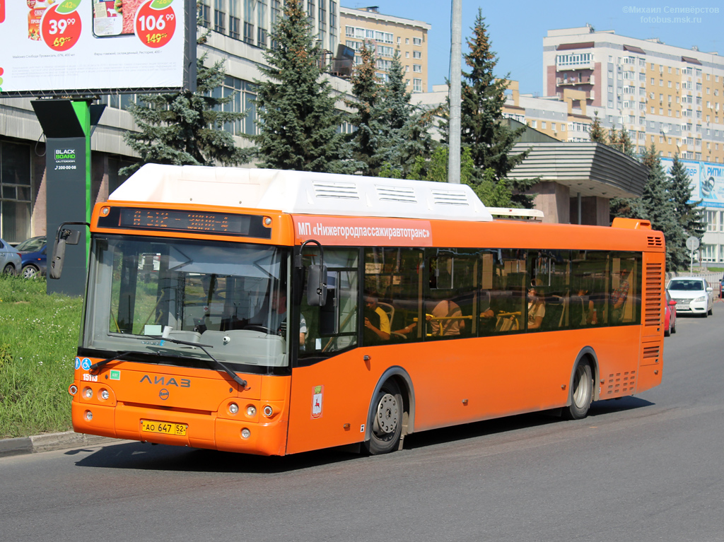 Нижегородская область, ЛиАЗ-5292.67 (CNG) № 15113