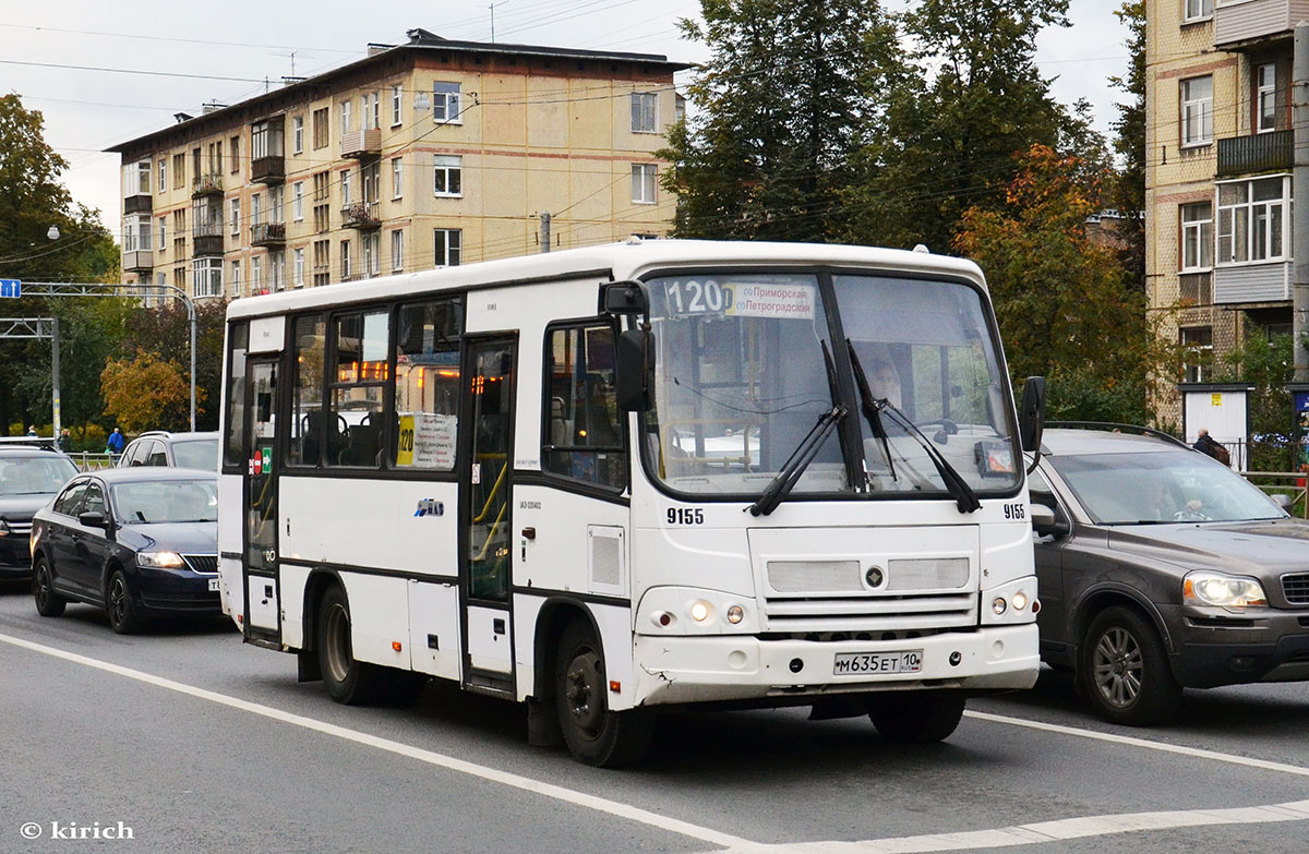 Санкт-Петербург, ПАЗ-320402-05 № 9155