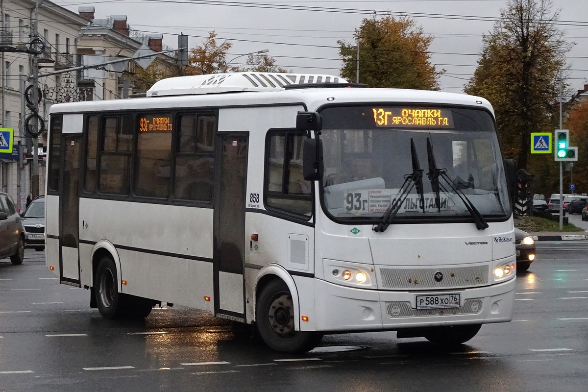 Ярославская область, ПАЗ-320412-14 "Вектор" № 858