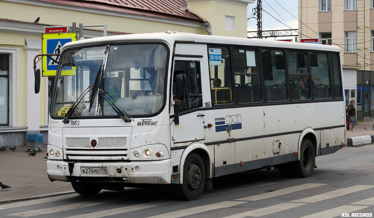 Ленинградская область, ПАЗ-320412-05 № 7653