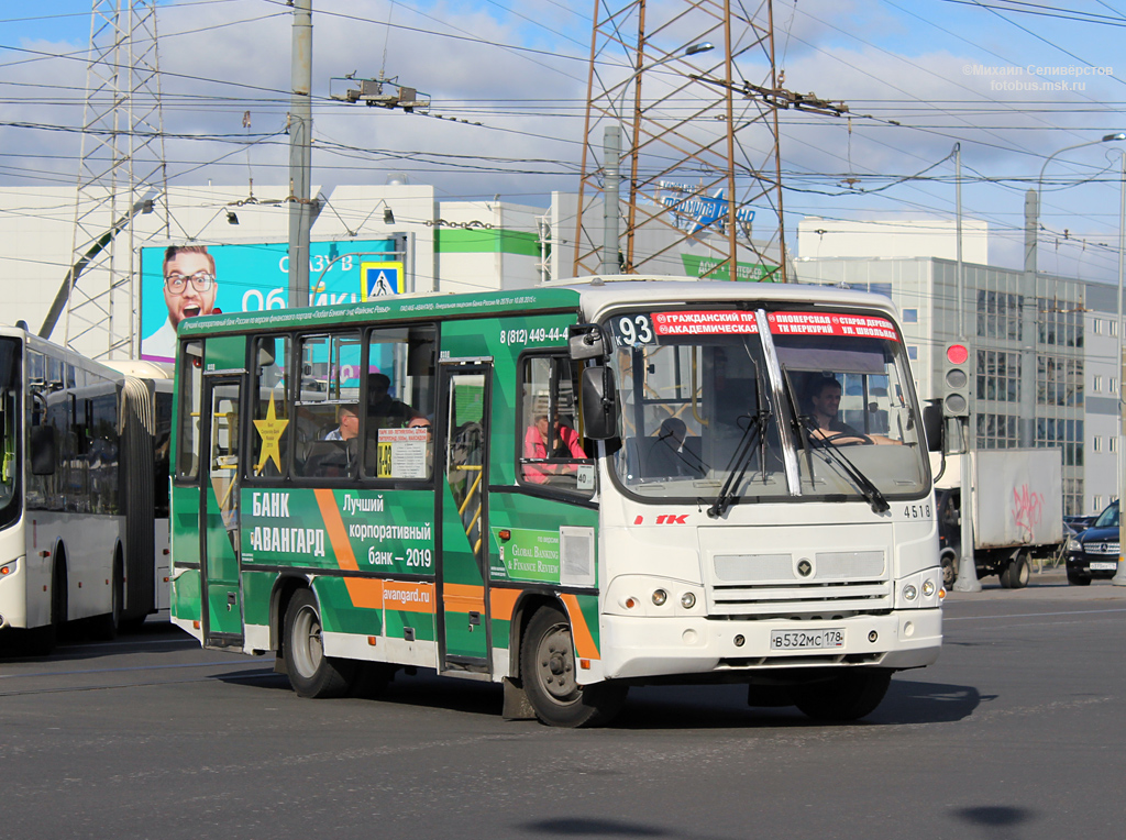 Санкт-Петербург, ПАЗ-320402-05 № n518