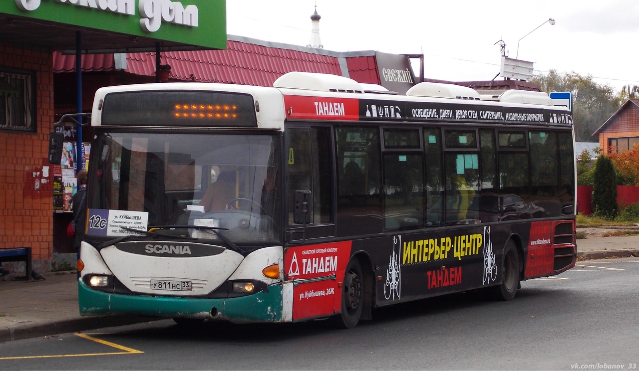 Владимирская область, Scania OmniLink I (Скания-Питер) № У 811 НС 33