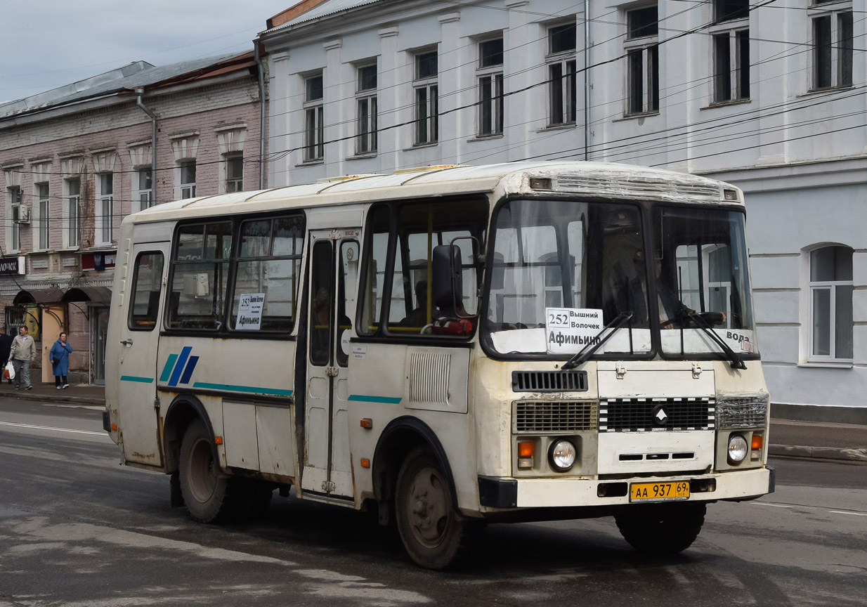 Тверская область, ПАЗ-32053 № АА 937 69