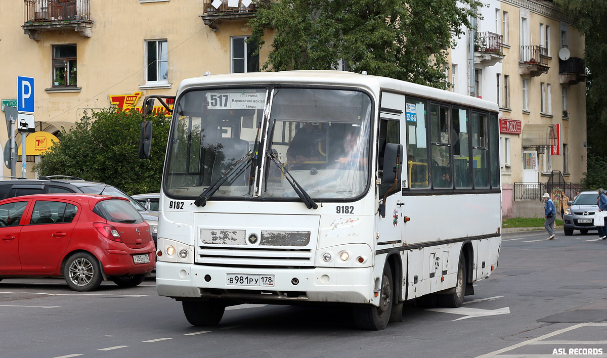 Ленинградская область, ПАЗ-320402-05 № 9182