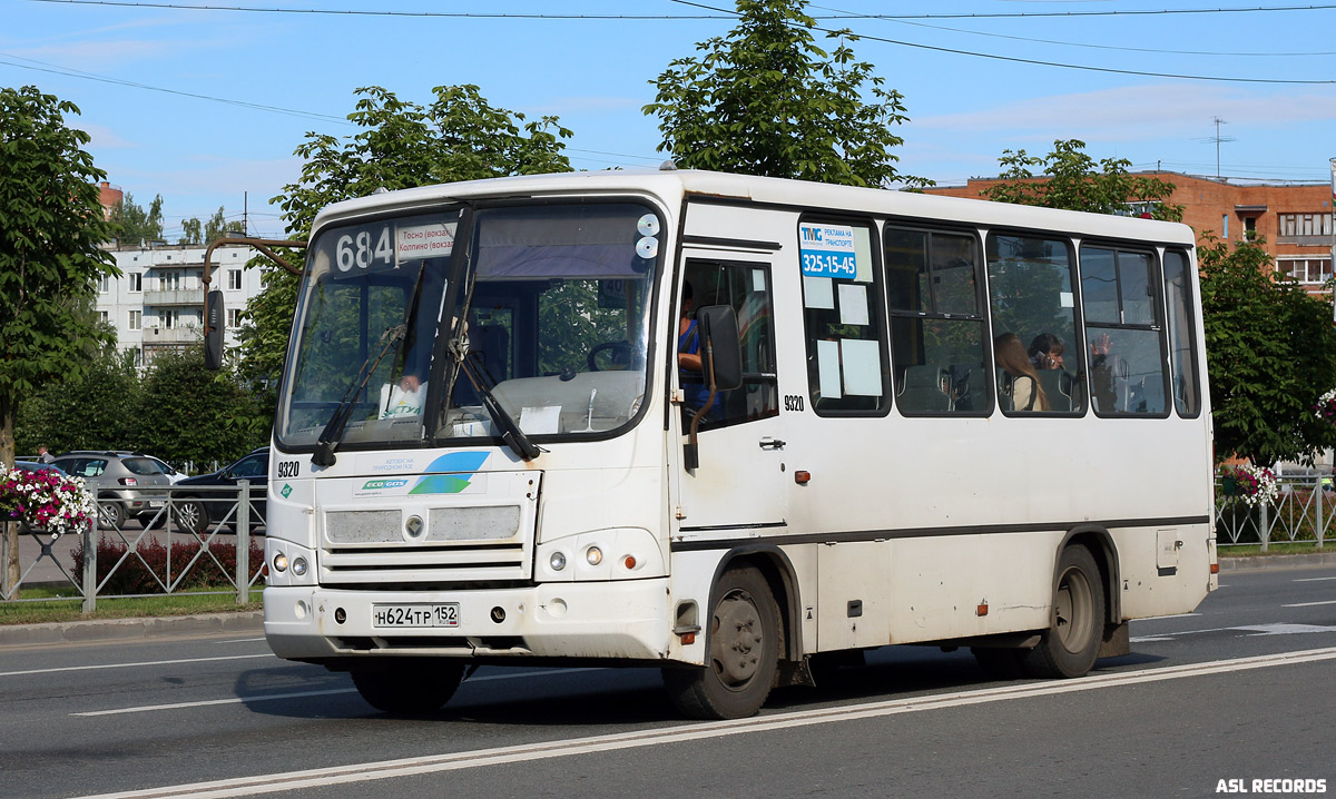 Ленинградская область, ПАЗ-320302-08 № 9320