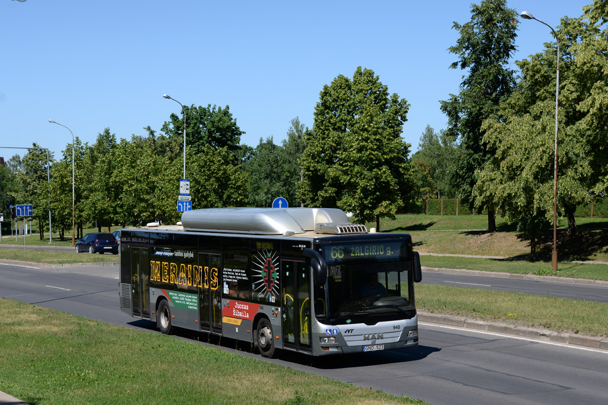 Литва, MAN A21 Lion's City NL273 CNG № 940