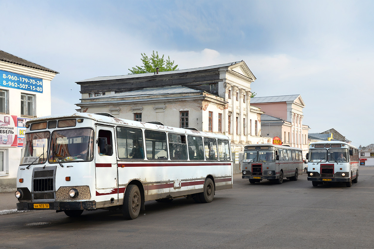 Нижегородская область, ЛиАЗ-677М (БАРЗ) № АК 973 52; Нижегородская область, ЛиАЗ-677М (БАРЗ) № АМ 813 52; Нижегородская область, ЛиАЗ-677М (БАРЗ) № АУ 195 52