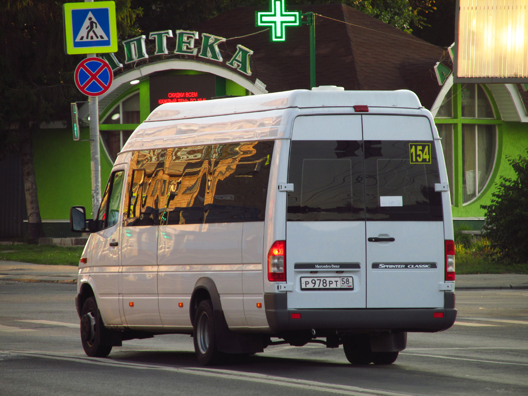 Пензенская область, Луидор-2232DP (MB Sprinter Classic) № Р 978 РТ 58