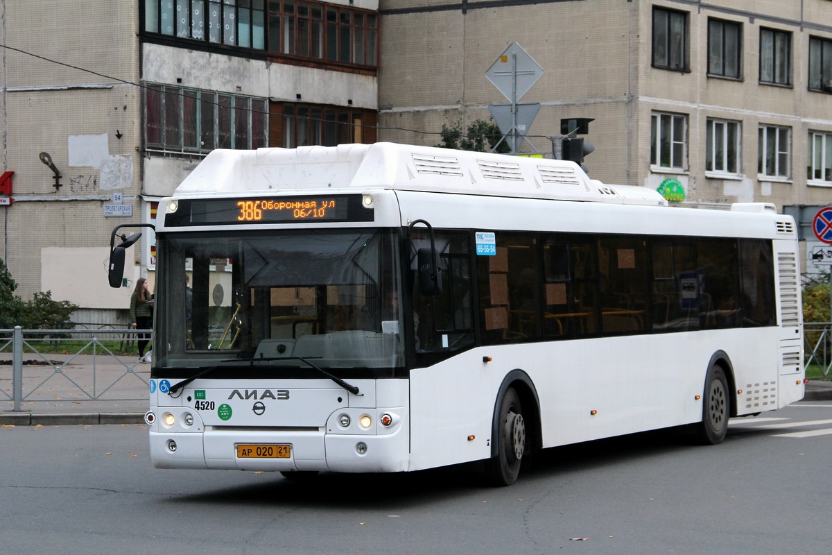 Санкт-Петербург, ЛиАЗ-5292.67 (CNG) № 4520