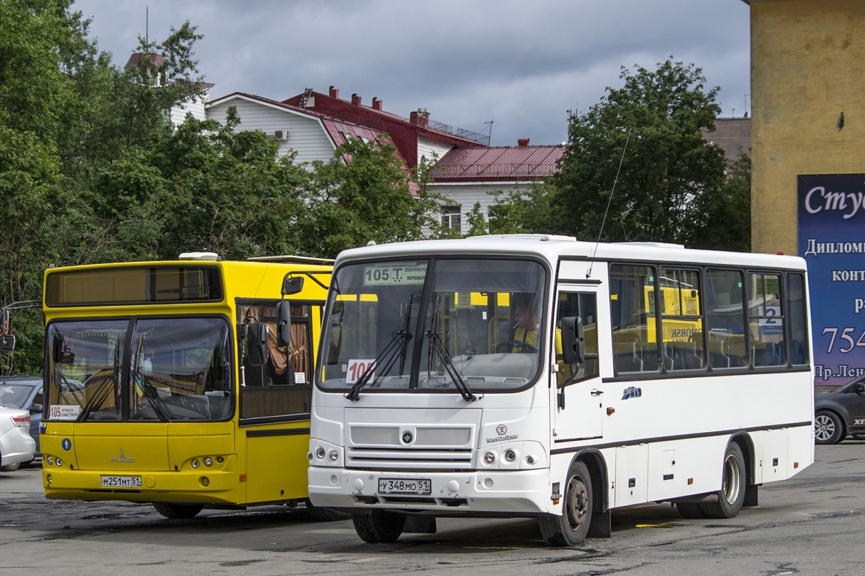 Мурманская область, ПАЗ-320402-05 № У 348 МО 51