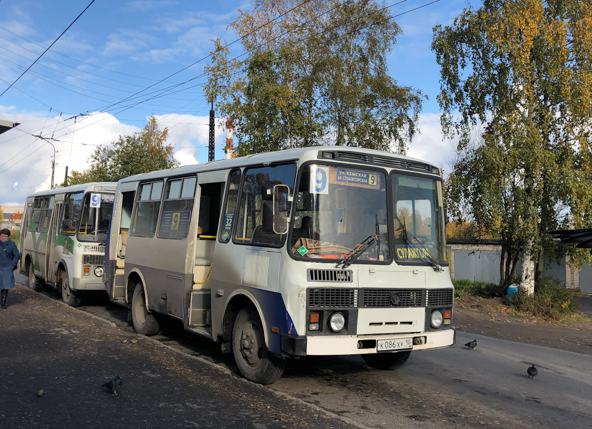 Карелия, ПАЗ-32054 № К 086 ХУ 10