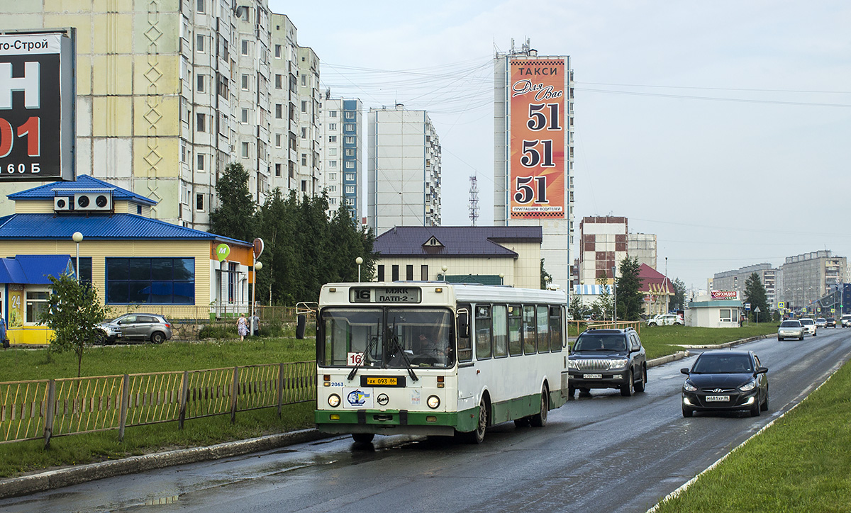 Ханты-Мансийский АО, ЛиАЗ-5256.30 № 2063