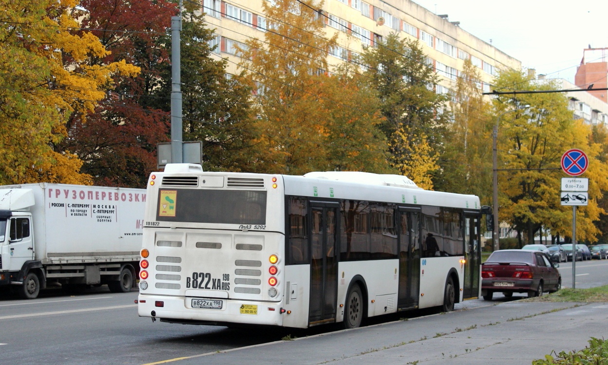 Санкт-Петербург, ЛиАЗ-5292.65 № В 822 ХА 198