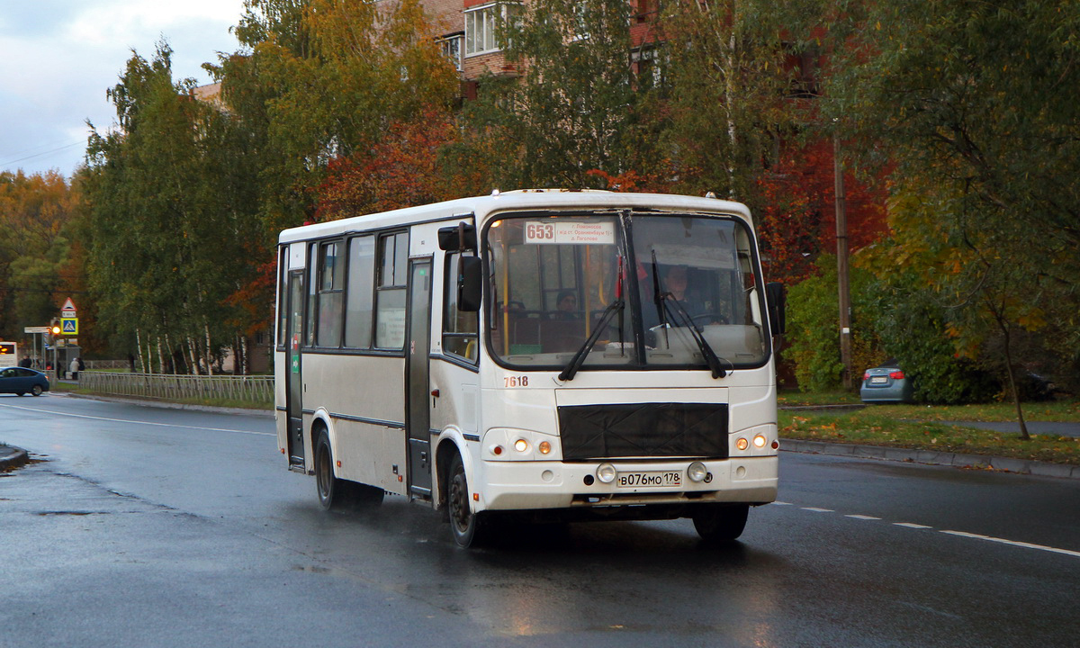 Санкт-Петербург, ПАЗ-320412-05 № 7618