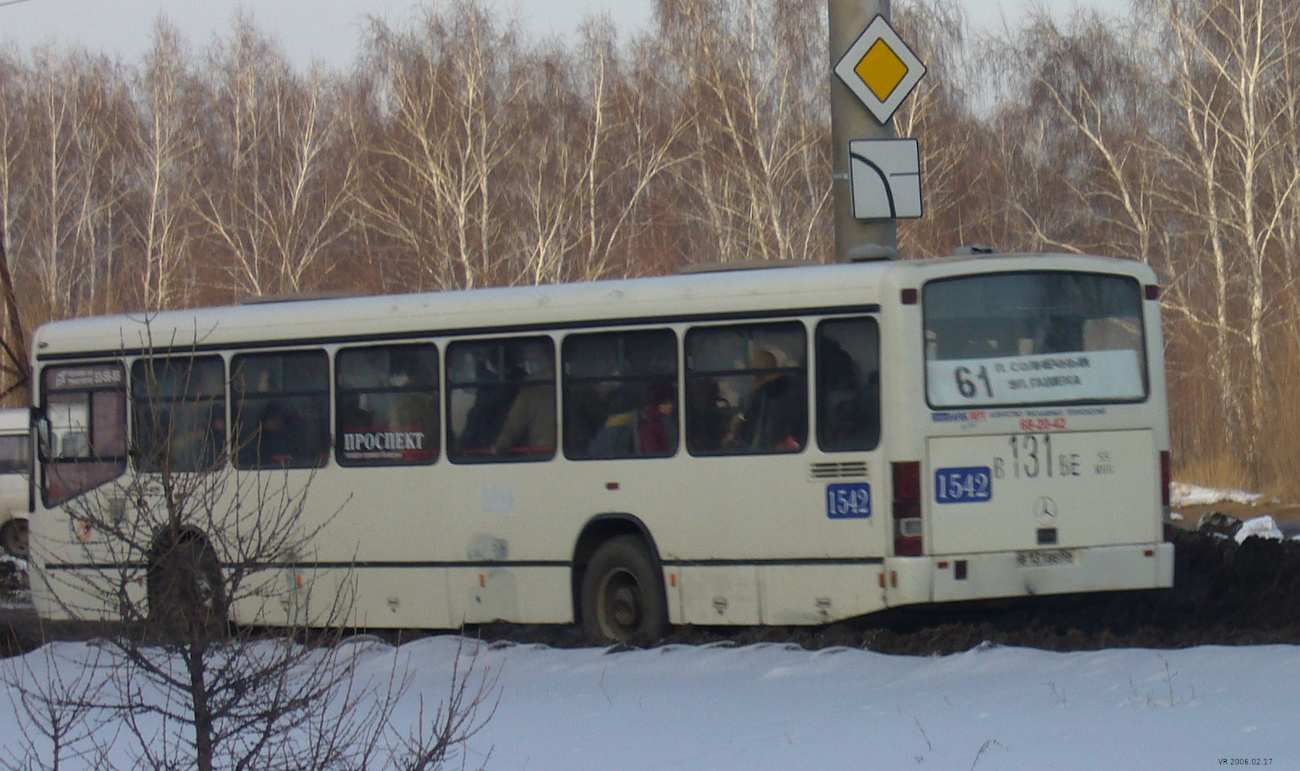 Омская область, Mercedes-Benz O345 № 1542