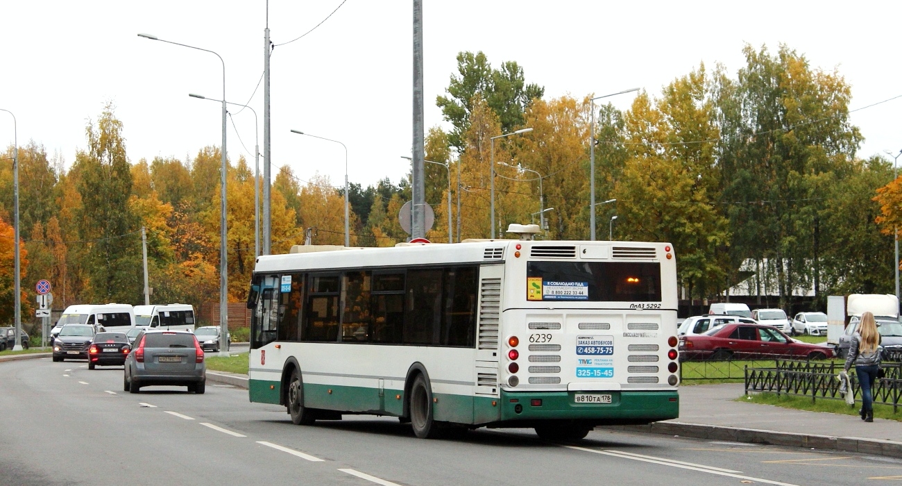 Санкт-Петербург, ЛиАЗ-5292.60 № 6239