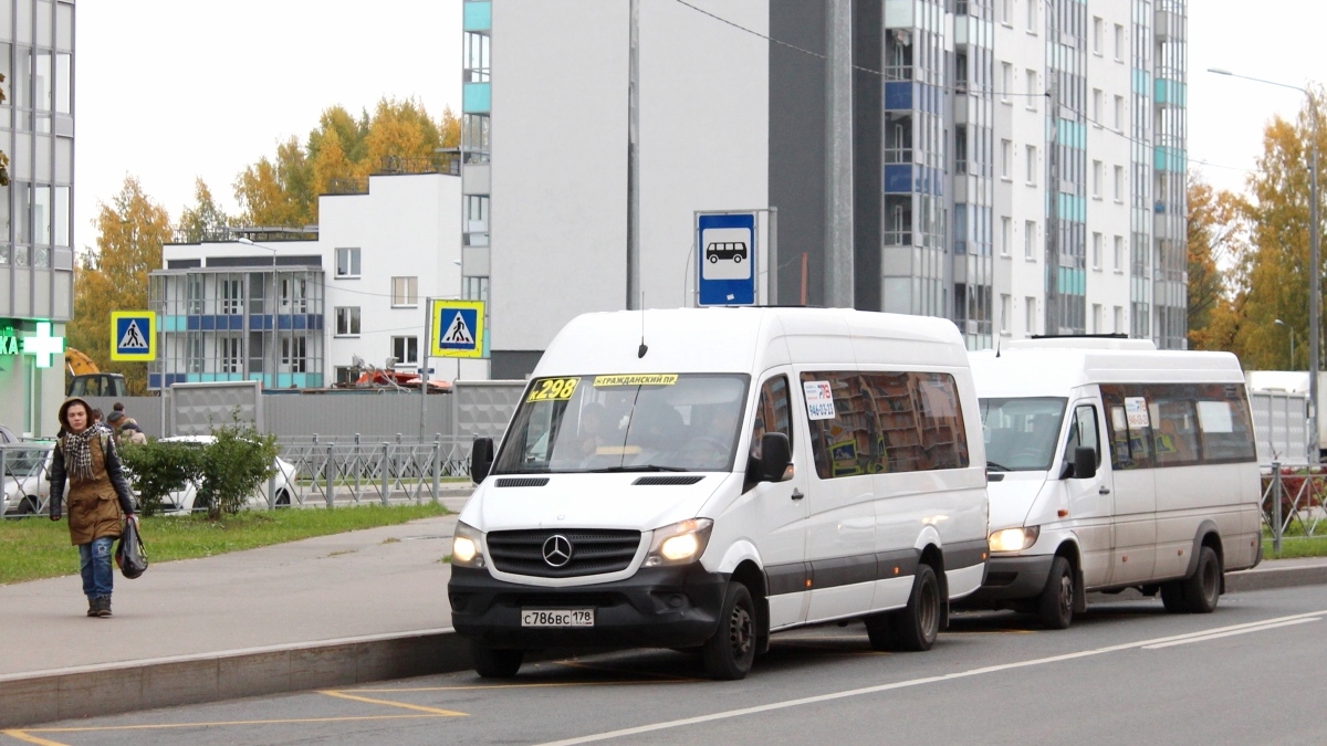 Санкт-Петербург, Луидор-22360C (MB Sprinter) № С 786 ВС 178