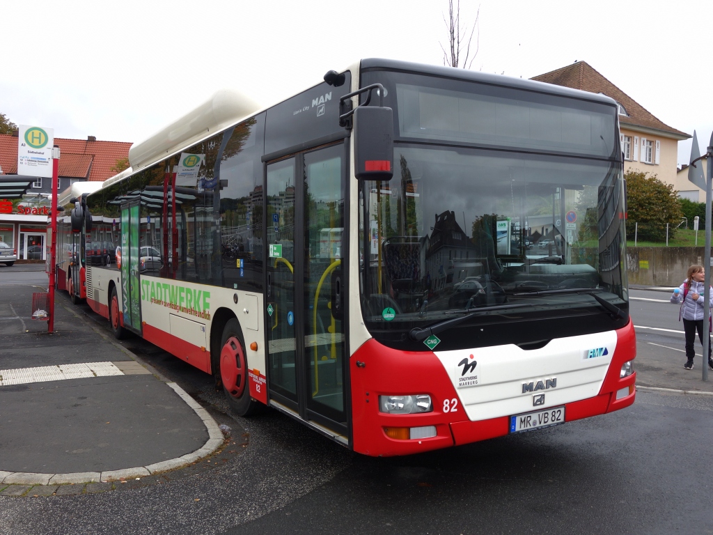 Гессен, MAN A21 Lion's City NL313 CNG № 82