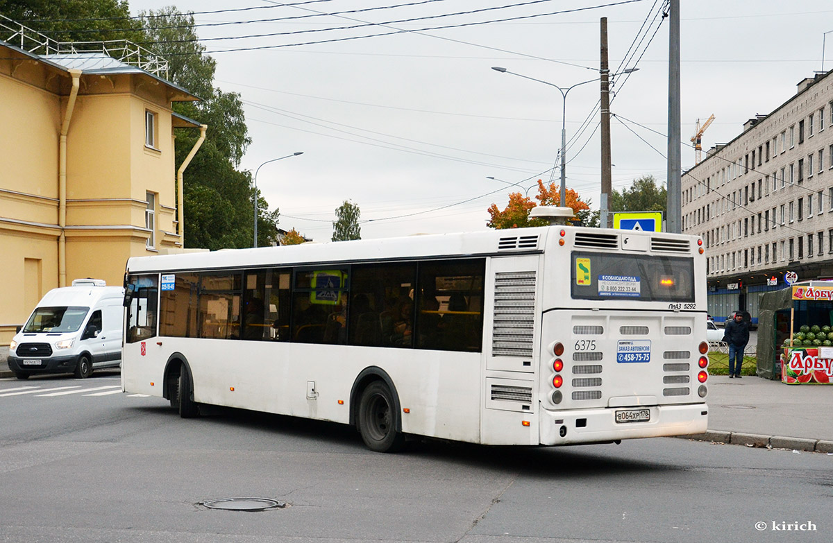 Санкт-Петербург, ЛиАЗ-5292.60 № 6375