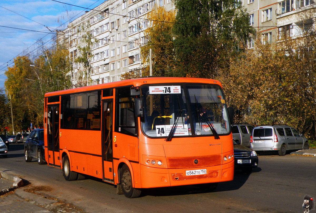 Nizhegorodskaya region, PAZ-320414-04 "Vektor" # О 562 ТЕ 152