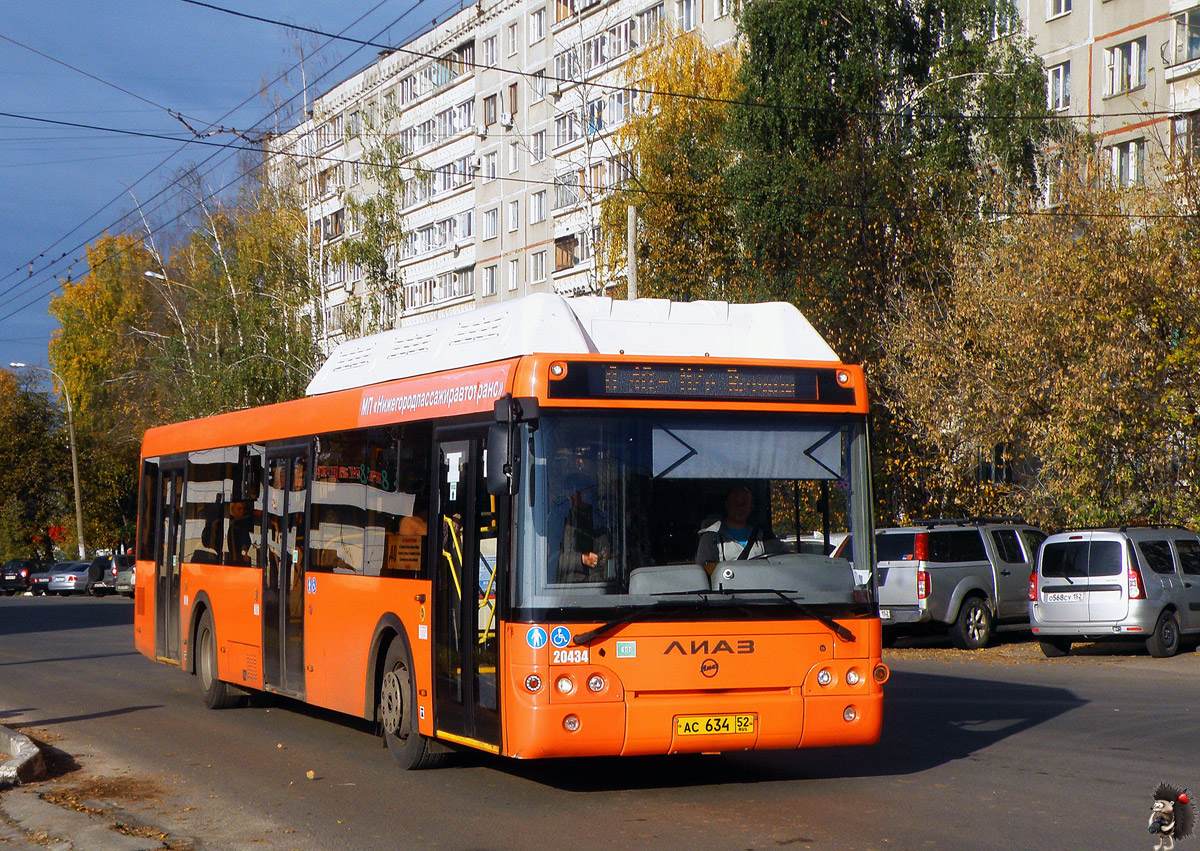 Нижегородская область, ЛиАЗ-5292.67 (CNG) № 20434