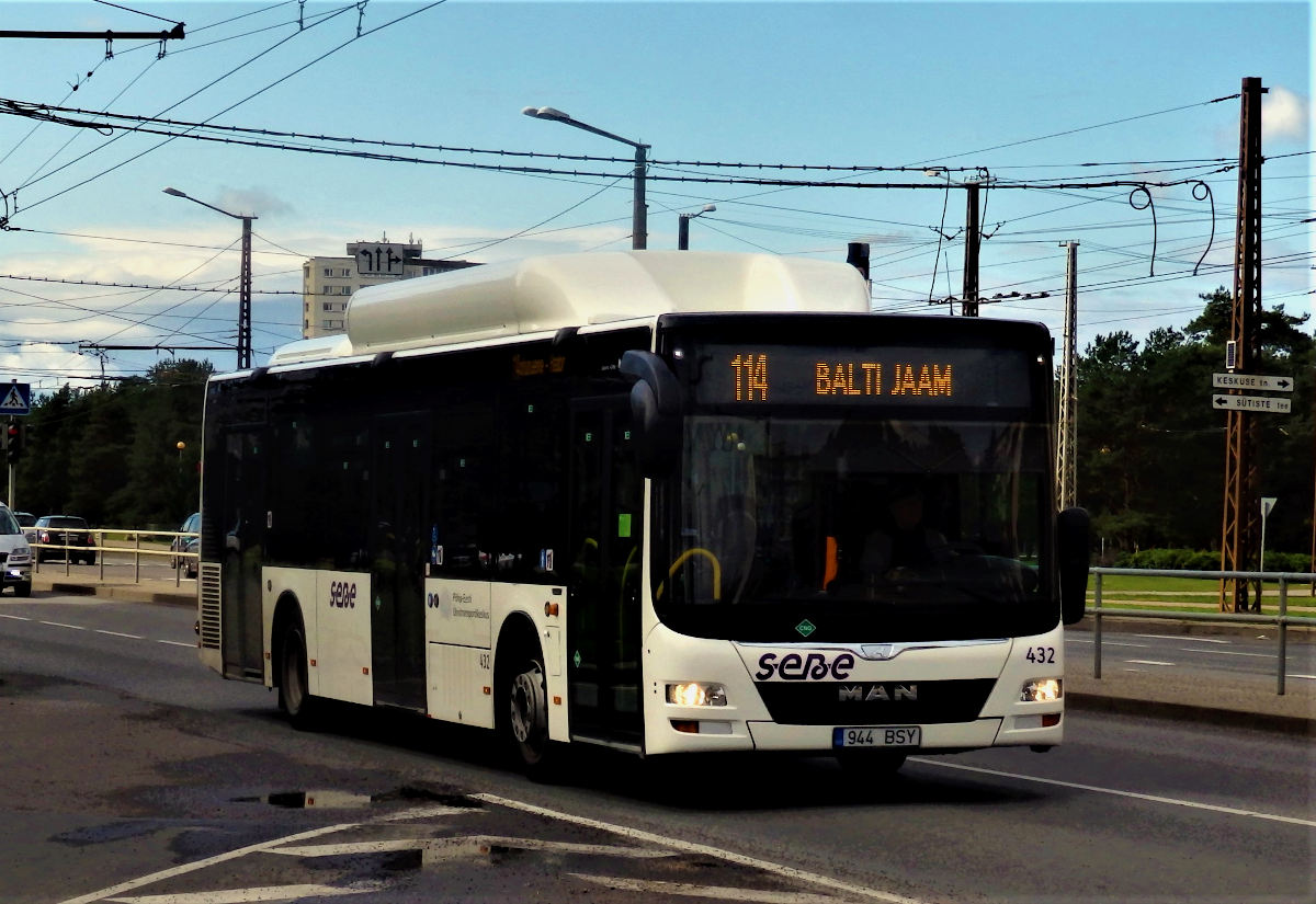 Эстония, MAN A21 Lion's City NL313 CNG № 432