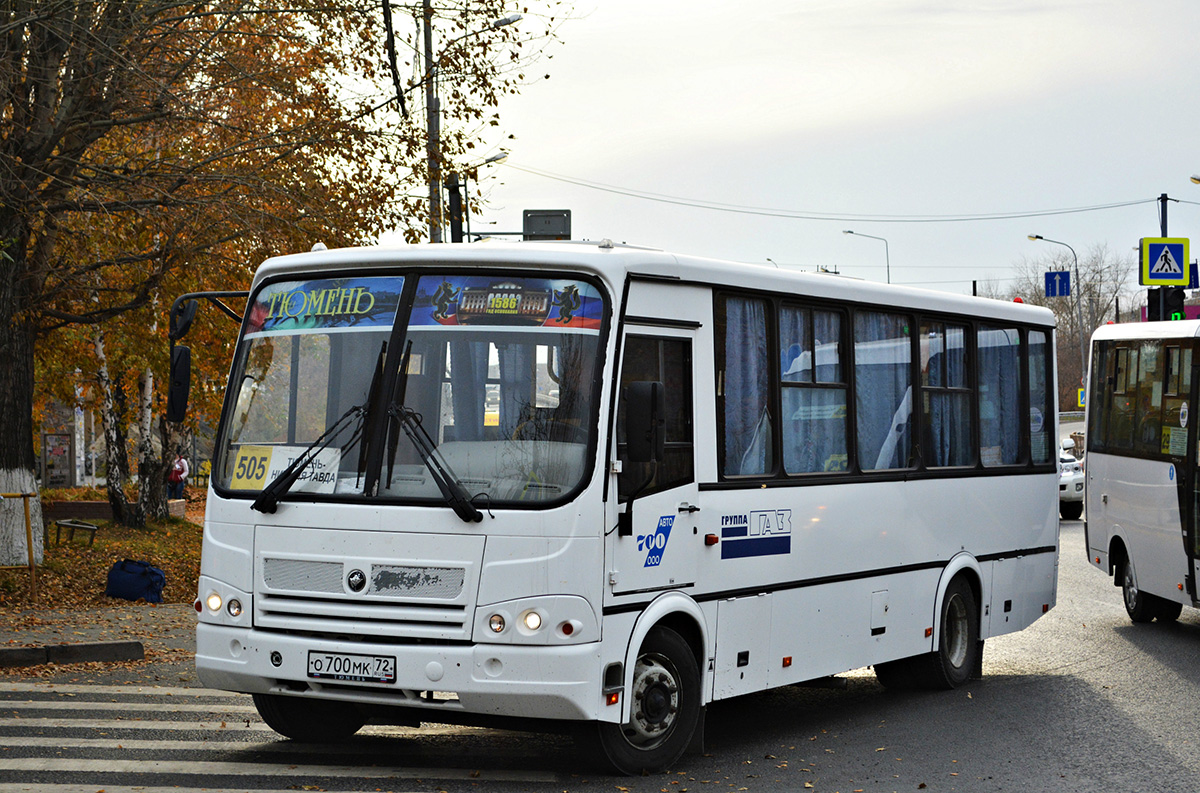 Тюменская область, ПАЗ-320412-05 № О 700 МК 72