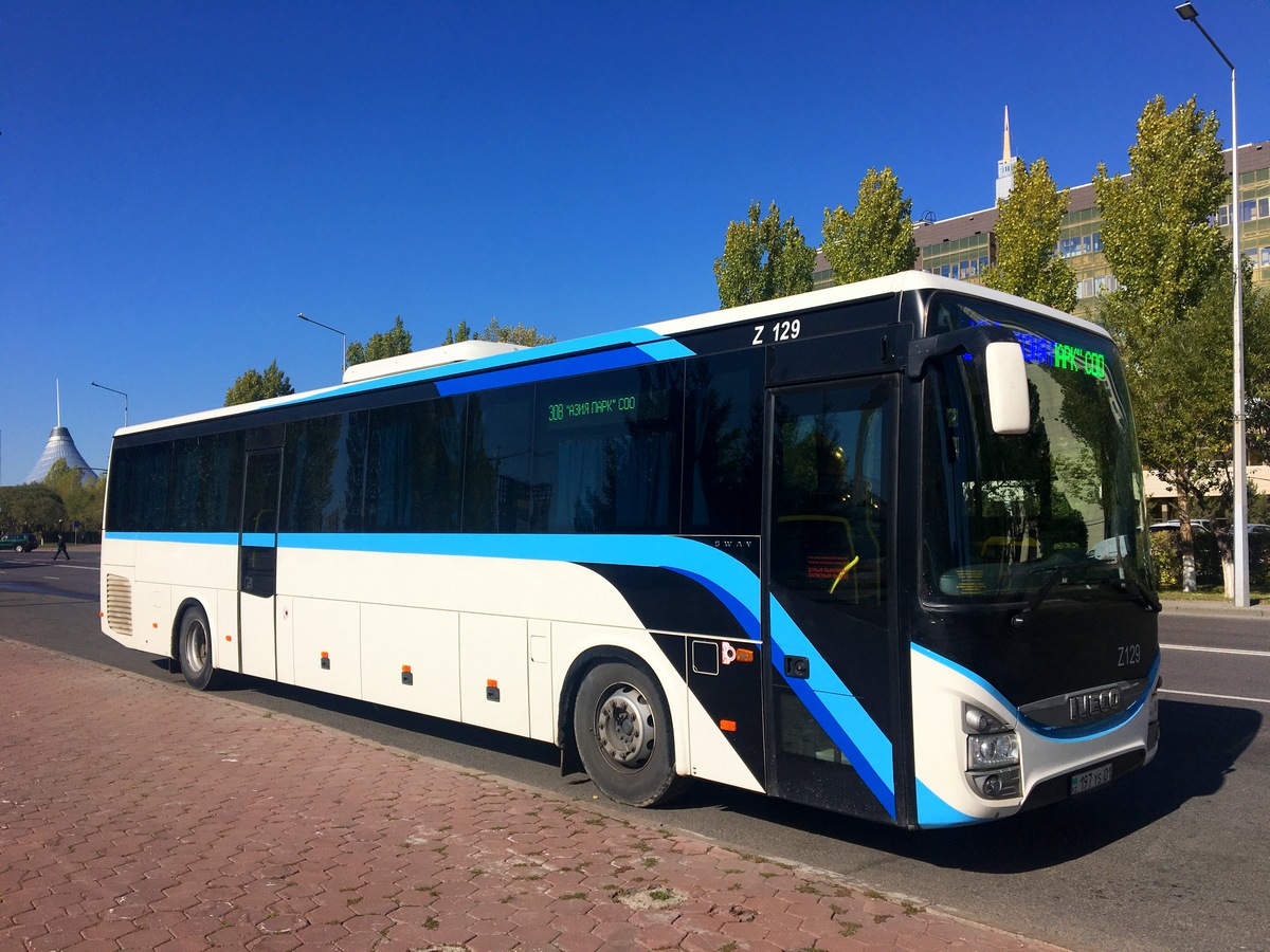 Астана, IVECO Crossway LINE 13M (СарыаркаАвтоПром) № Z129