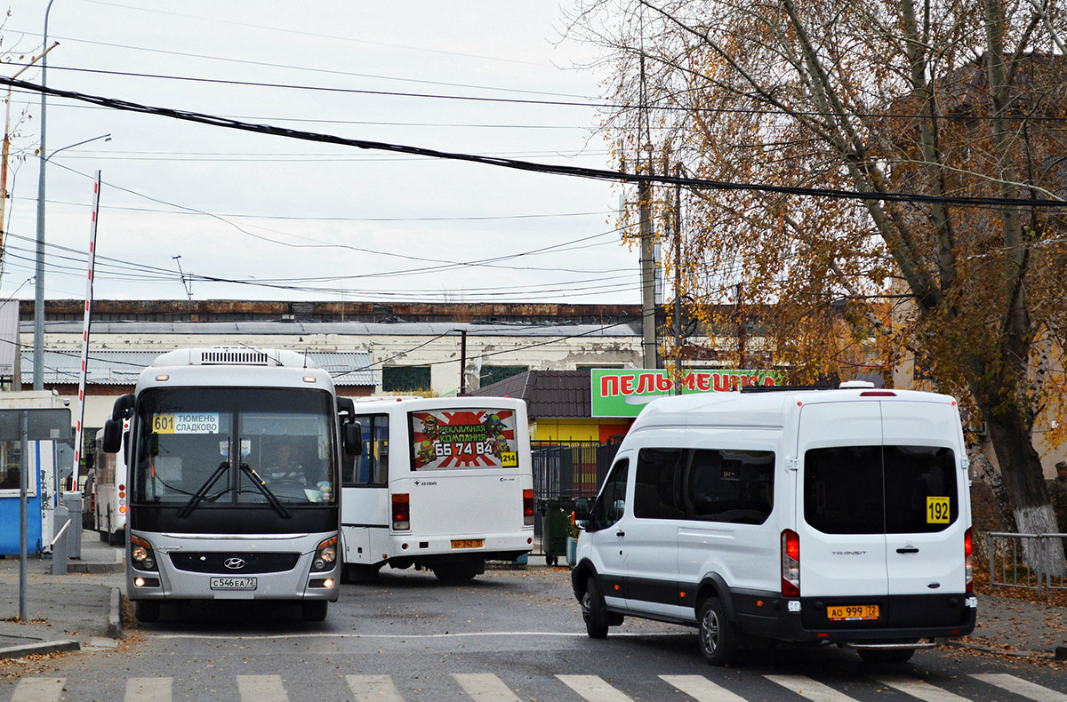 Tumen region, Hyundai Universe Space Luxury Nr. С 546 ЕА 72; Tumen region, Ford Transit FBD [RUS] (Z6F.ESG.) Nr. АО 999 72; Tumen region — Miscellaneous photos