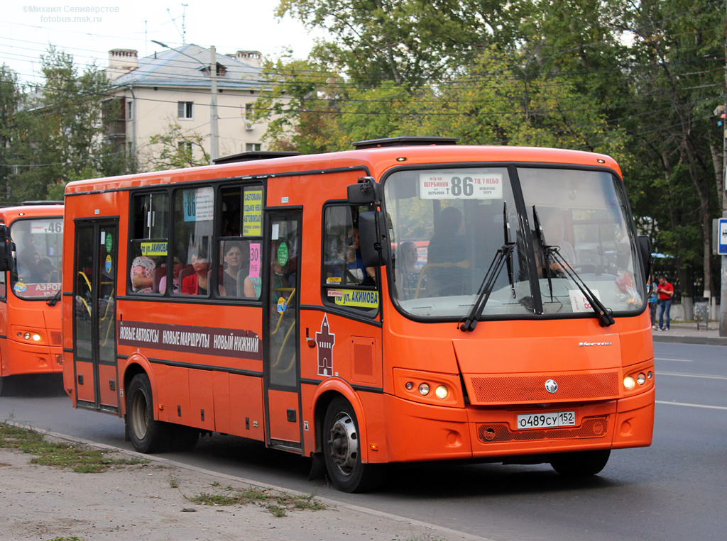 Нижегородская область, ПАЗ-320414-05 "Вектор" (1-2) № О 489 СУ 152