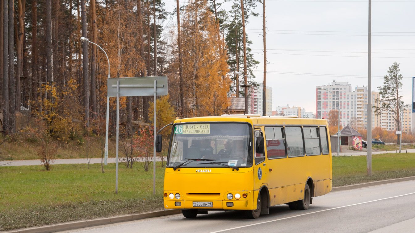 Свердловская область, ЧА A09204 № Х 703 ЕМ 96