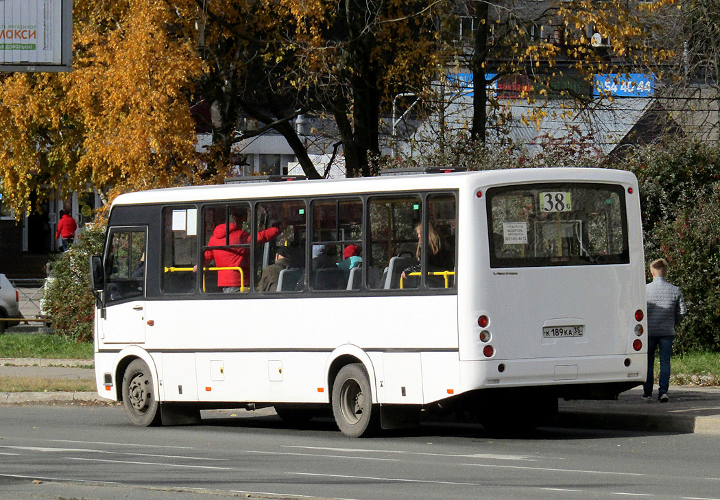 Вологодская область, ПАЗ-320412-05 "Вектор" № К 189 КА 35