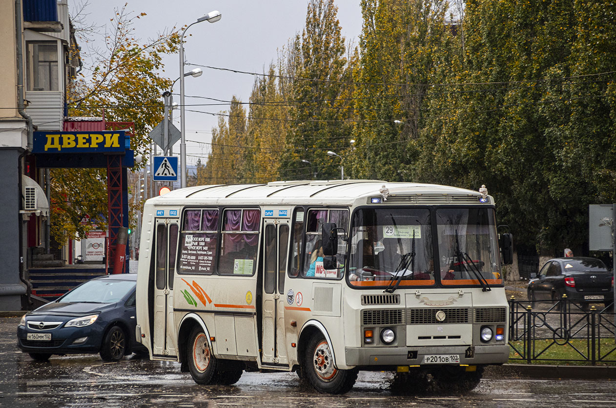 Башкортостан, ПАЗ-32054 № Р 201 ОВ 102