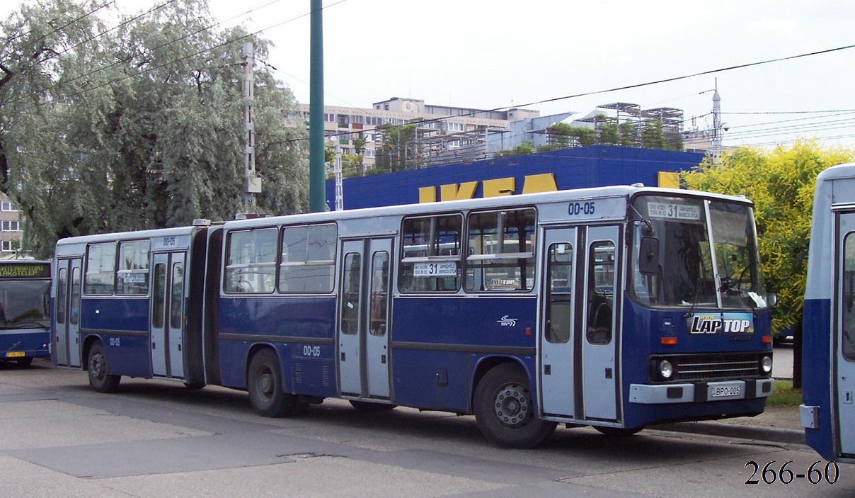 Ungarn, Ikarus 280.49 Nr. 00-05