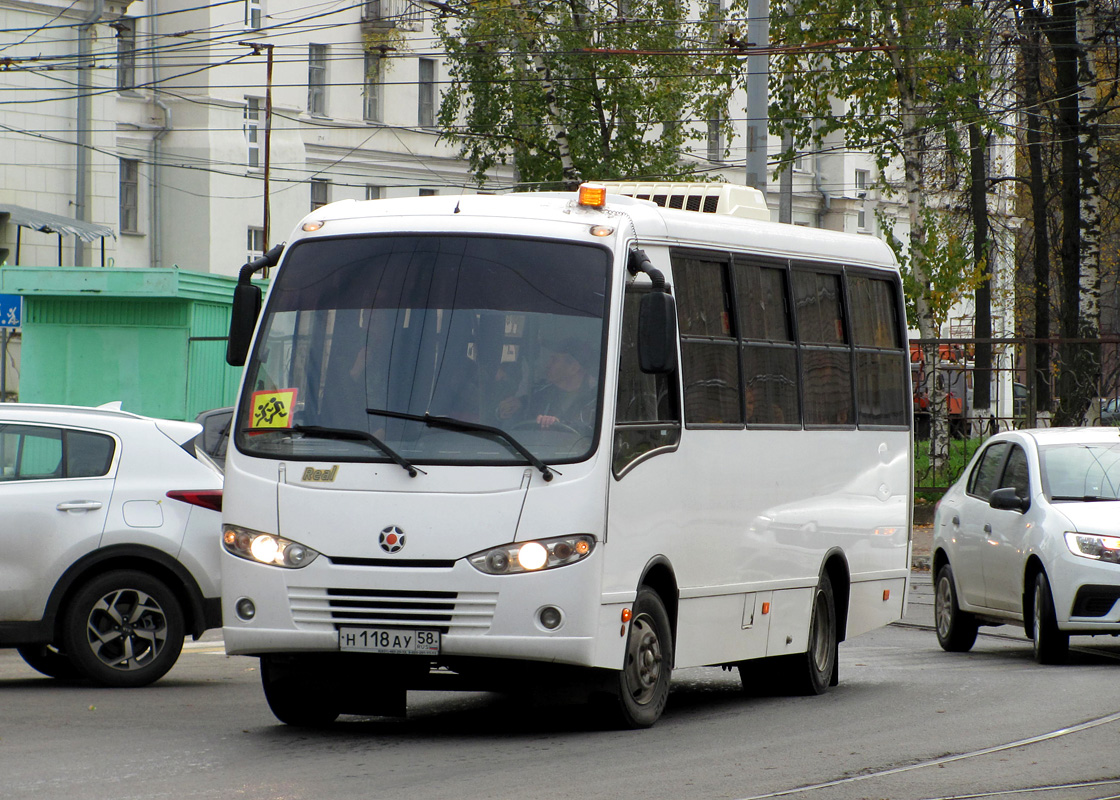 Пензенская область, Real № Н 118 АУ 58