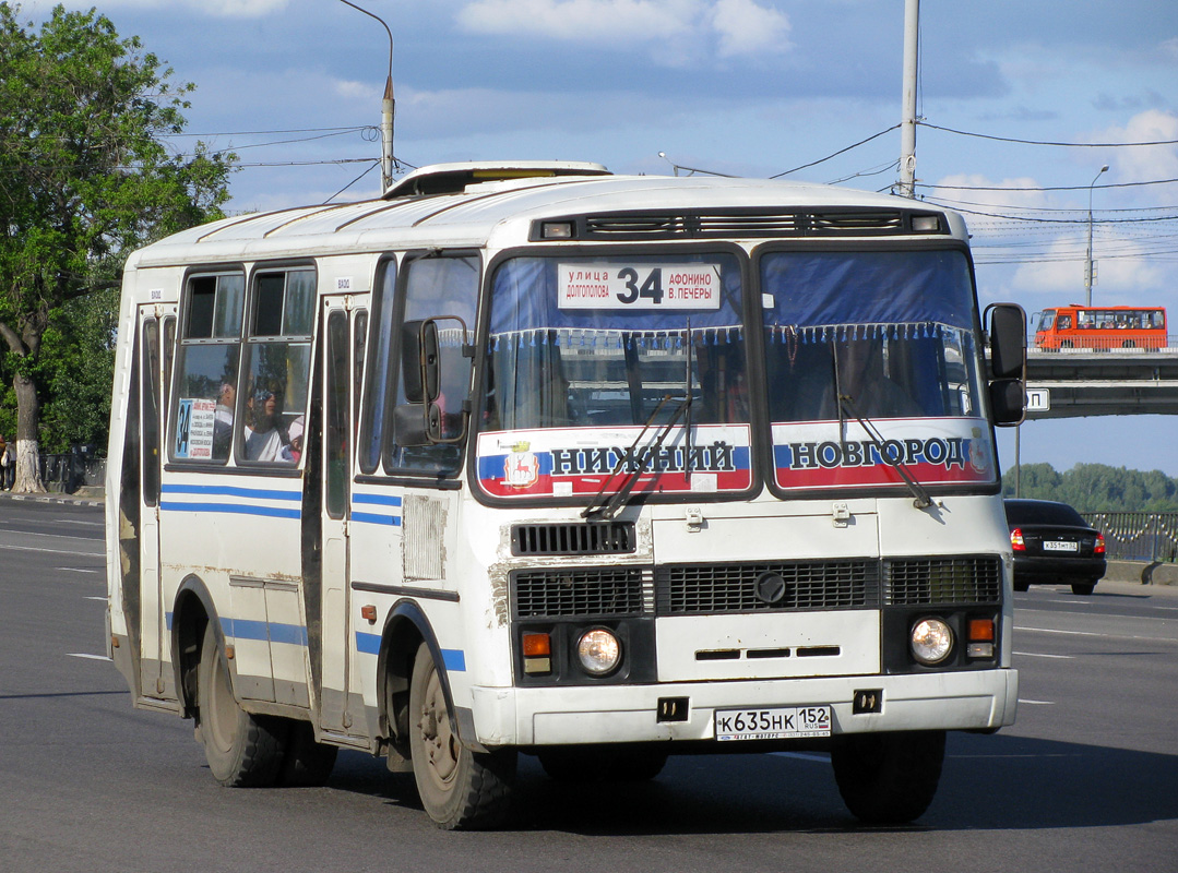 Нижегородская область, ПАЗ-32054 № К 635 НК 152