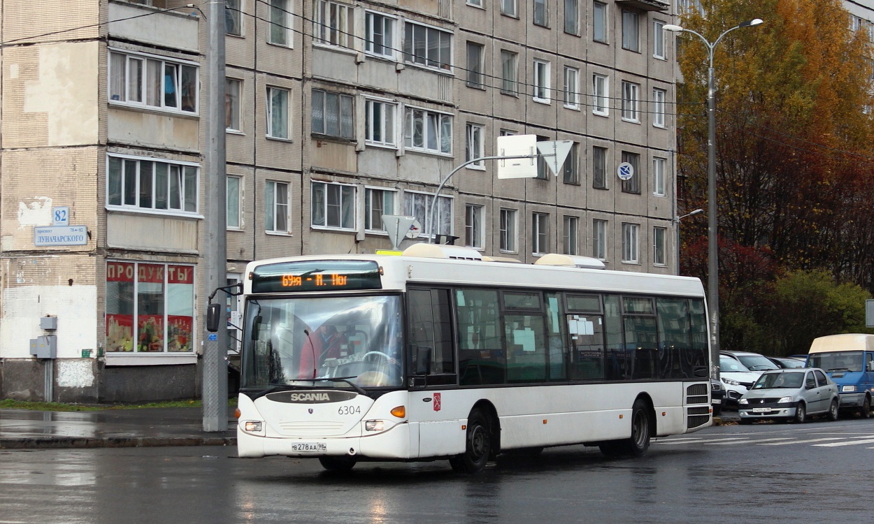 Санкт-Петербург, Scania OmniLink I (Скания-Питер) № 6304